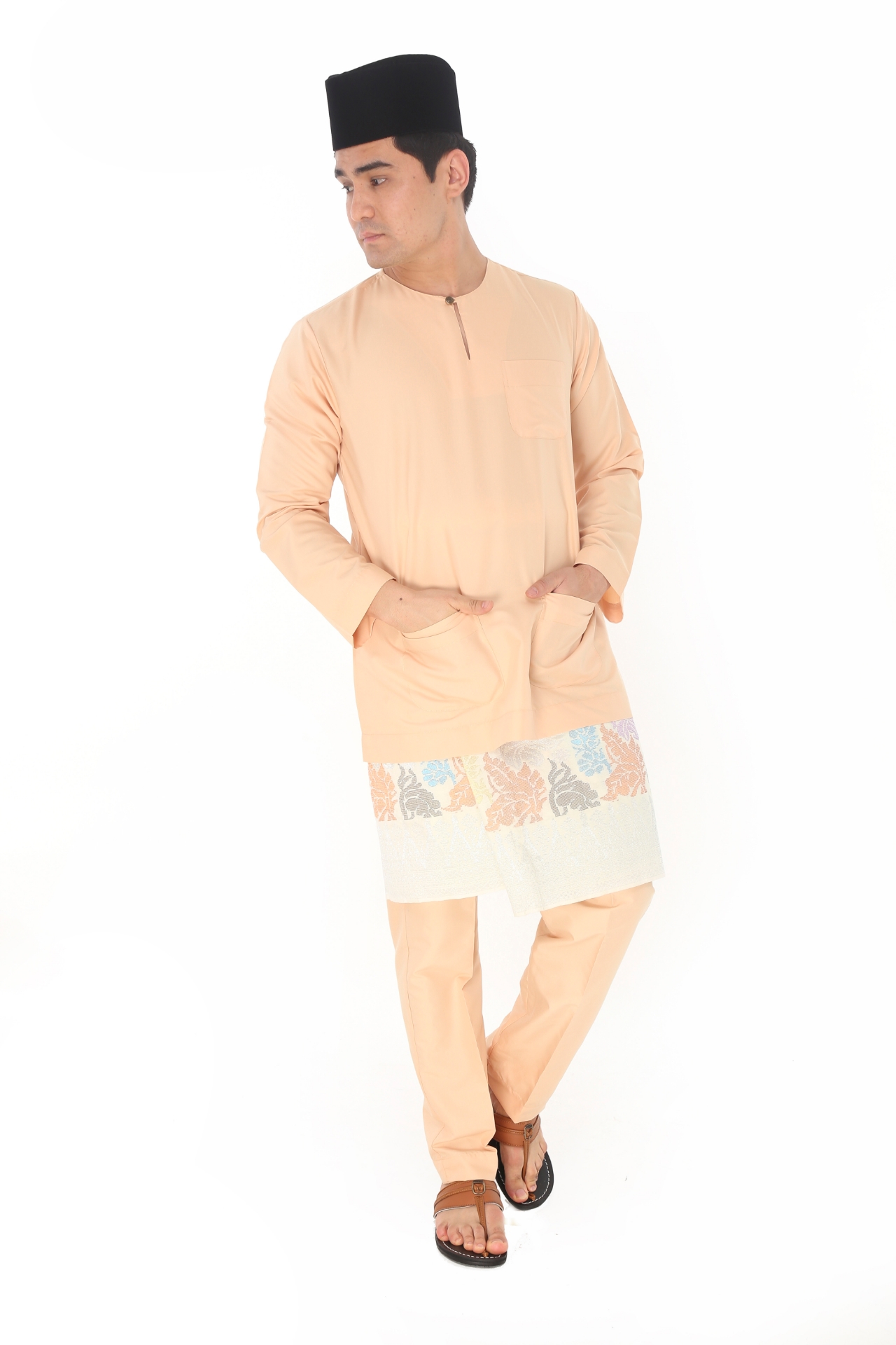 SUKE SHOP. Baju Melayu Teluk Belanga (NUDE) By Amar Amran