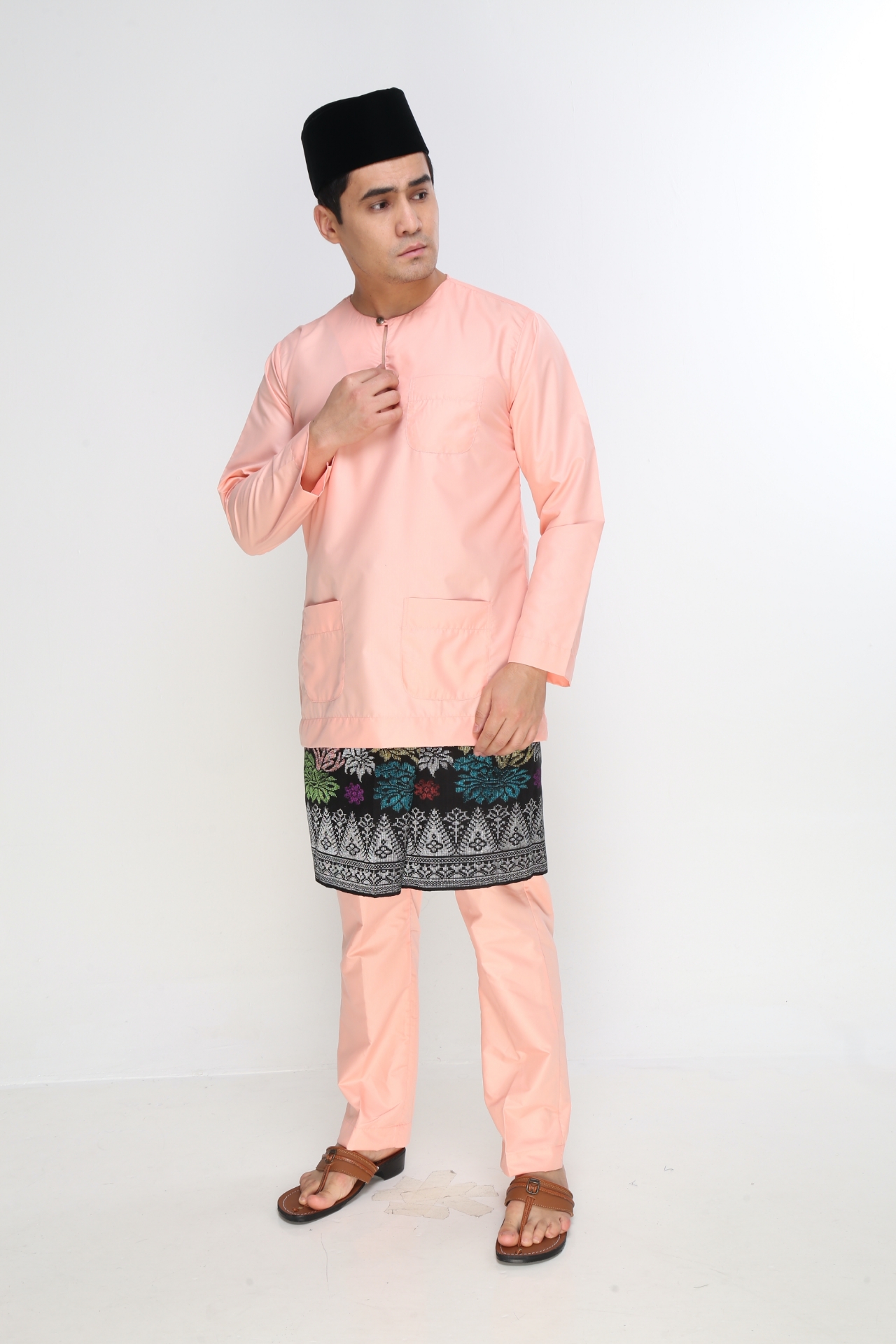 SUKE SHOP. Baju Melayu Teluk Belanga (PINK) By Amar Amran