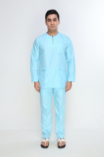 Picture of Baju Melayu Teluk Belanga (BLUE) by Amar Amran 