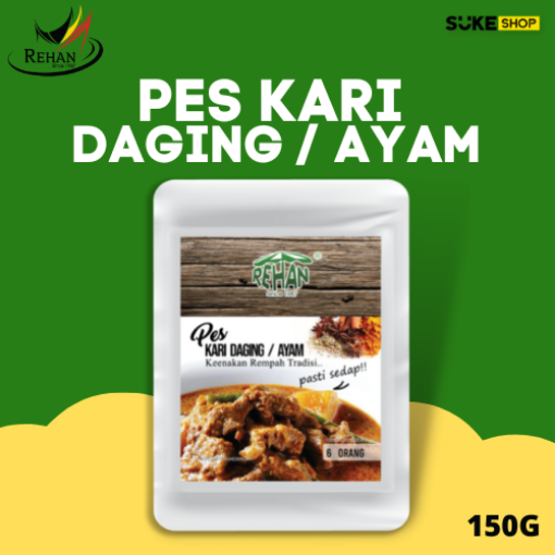 Picture of PES Kari Daging / Ayam 150g