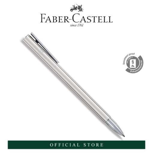 Picture of Faber-Castell NEO SLIM Stainless Steel Shiny Gel Roller Pen