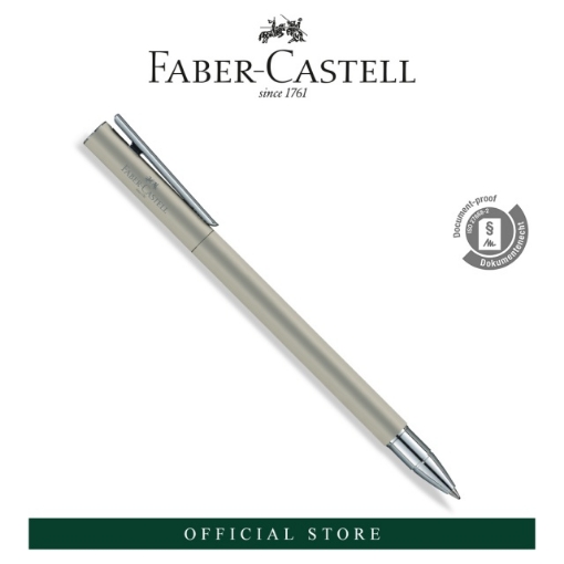 Picture of Faber-Castell NEO SLIM Stainless Steel Matt Gel Roller Pen