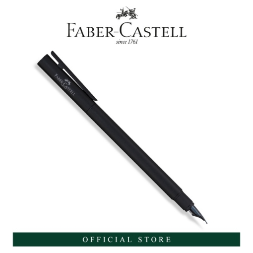 Picture of Faber-Castell NEO SLIM Black Matt Black Chromed Fountain Pen