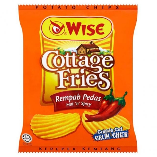 Picture of WISE COTTAGE FRIES HOT & SPICY 12X65G