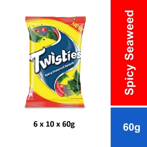 Picture of TWISTIES SPICY SEAWEED 6X10X60G