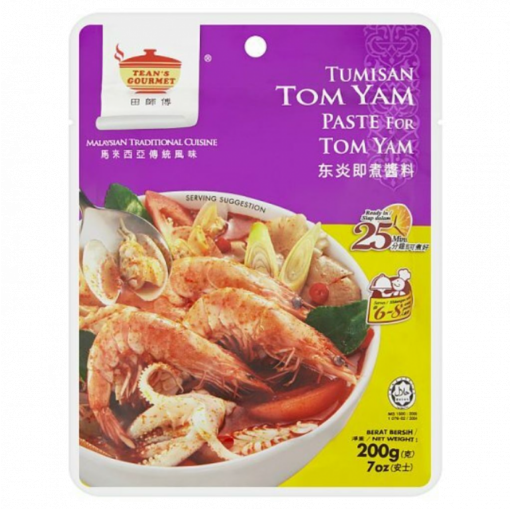 Picture of TEANS TOM YAM PASTE 12X200G