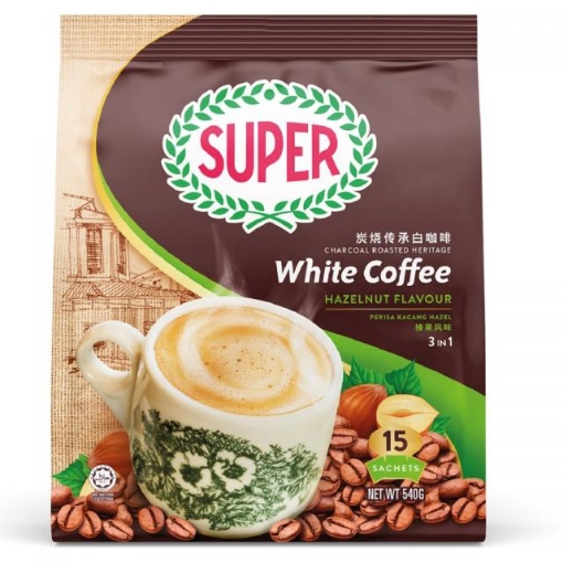 Picture of SUPER COFFEE WHITE HAZELNUT 15X36G