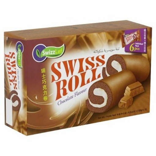 Picture of SWIZZLEF SWISS ROLL CHOCO 6X18G