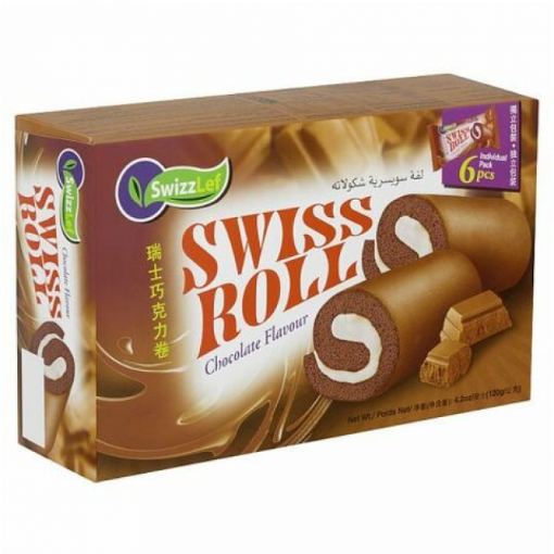 Picture of SWIZZLEF SWISS ROLL CHOCO 48X6X18G