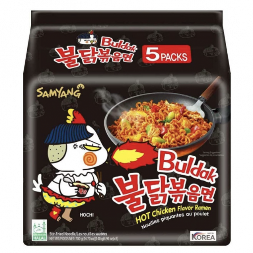 Picture of SAMYANG HOT CHICKEN RAMEN PACK 8X5X140G