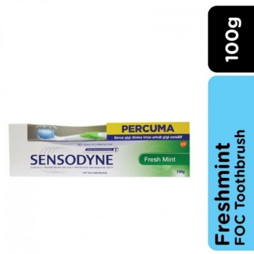 Picture of SENSODYNE F/MINT TOOTHPASTE FOC TB 100G