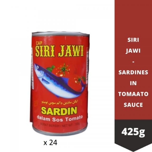 Picture of SIRI JAWI SARDINE TOMATO 24X425GM