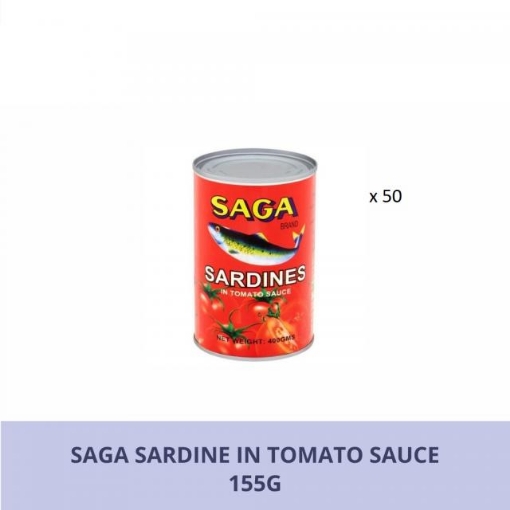 Picture of SAGA SARDINE 50X155G