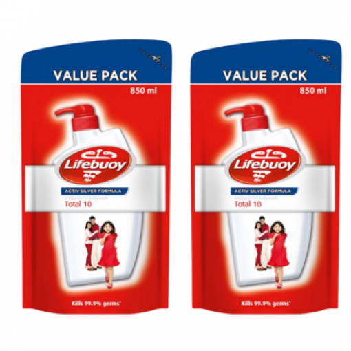 Picture of S/LIFEBUOY BODYWASH TOTAL 10 2X850ML