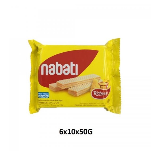 Picture of RICHEESE NABATI CHEESE WAFER 6X10X50G