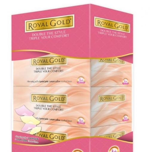 Picture of ROYAL GOLD TWIN TONE F. TISSUE 4X120S