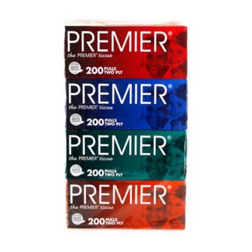 Picture of PREMIER BOX FACIAL TISSUE 4X200s