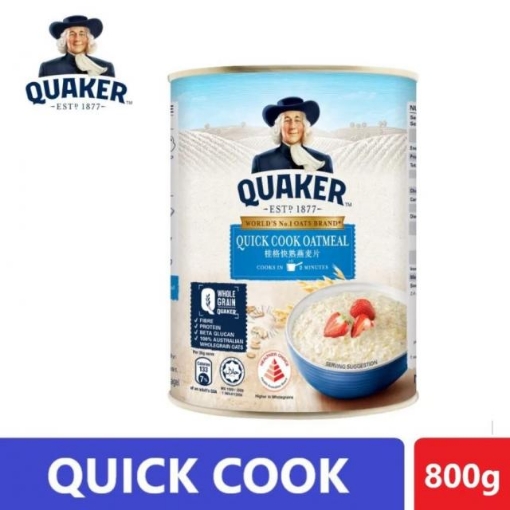 Picture of QUAKER OAT QUICK COOK (TIN) 800G