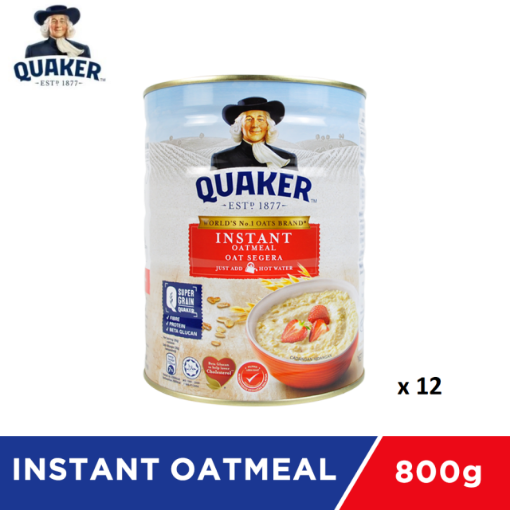 Picture of QUAKER OAT INSTANT (TIN) 12X800G