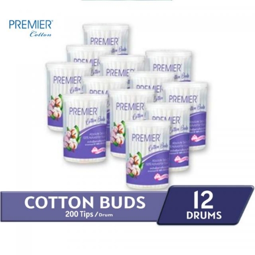 Picture of PREMIER COTTON BUD (DRUM) 12X200T