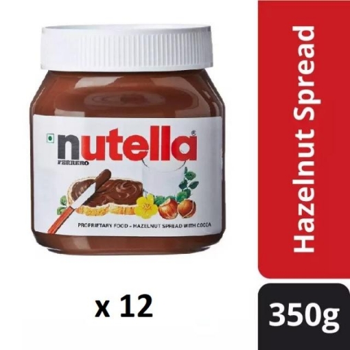 Picture of NUTELLA HAZELNUT 350GMX12JAR