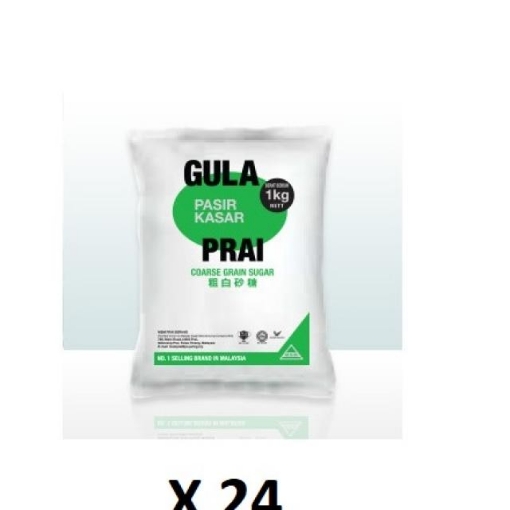 Picture of PRAI GULA COURSE GRAIN SUGAR 24X1KG