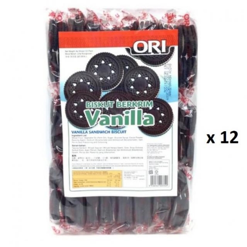 Picture of ORI SANDWICH VANILLA BISCUIT 12X720G