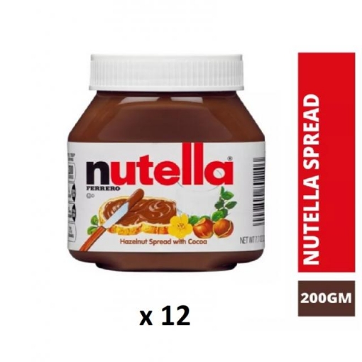 Picture of NUTELLA HAZELNUT 12X200GM