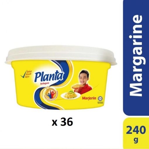 Picture of PLANTA MARGARINE NEW 36X240G