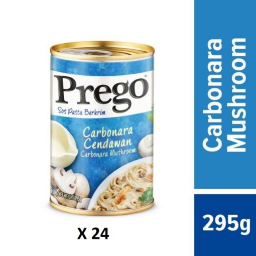 Picture of PREGO CARBONARA MUSHROOM (TIN) 24X295G