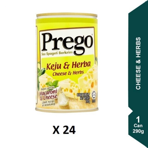 Picture of PREGO CHEESE & HERBS SAUCE (TIN) 24X290G