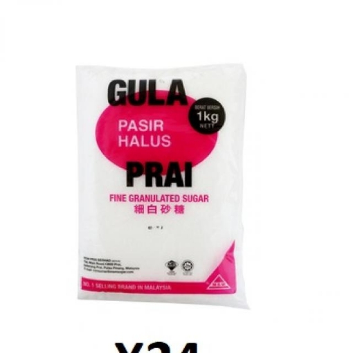 Picture of PRAI GULA FINE GRAIN SUGAR 24X1KG