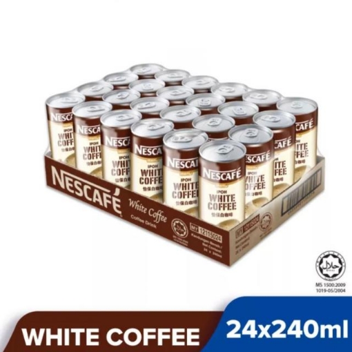 Picture of NESCAFE WHITE COFFEE CAN 24X240ML