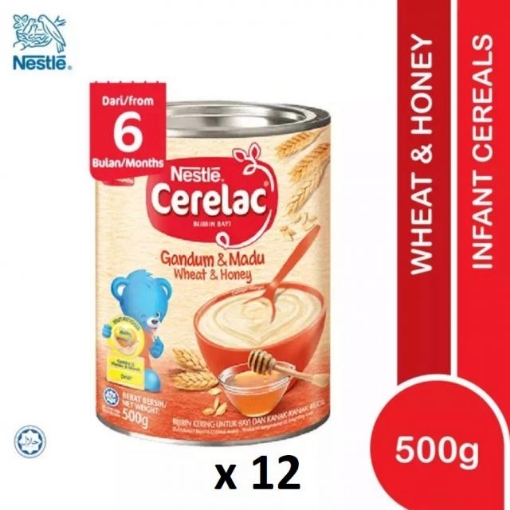 Picture of NESTLE CERELAC FE WHEAT HONEY 12X500G