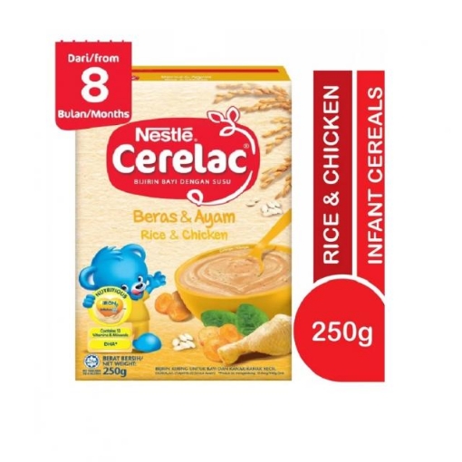 Picture of NESTLE CERELAC RICE AND CHICKEN 250G