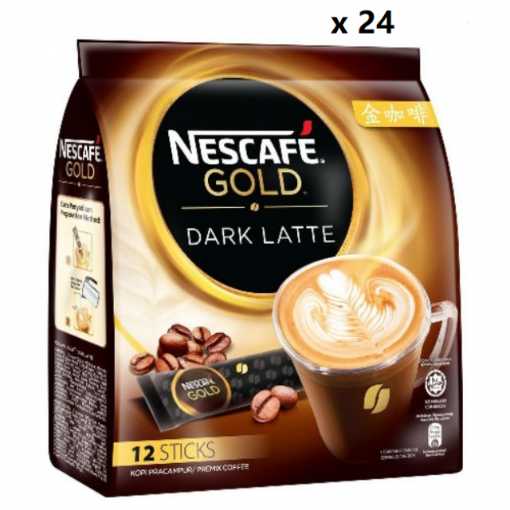 Picture of NESCAFE GOLD DARK LATTE 24X12X34G