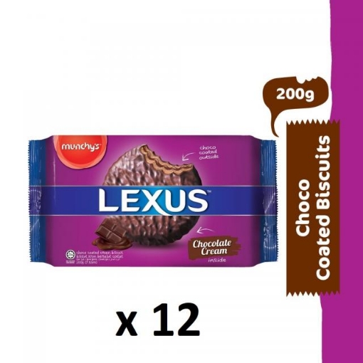 Picture of MUNCHYS LEXUS CHOCO COATED 12X200GM