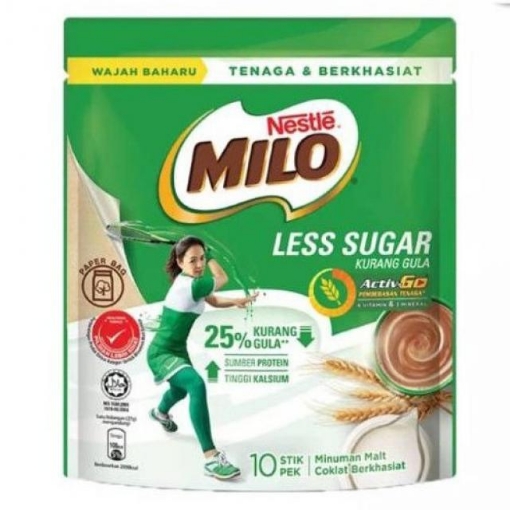 Picture of MILO ACTIV-GO LESS SUGAR 10X27G