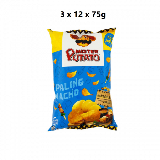 Picture of MISTER POTATO CHIPS BBQ 3x12x75G