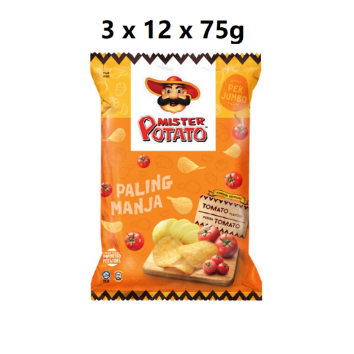 Picture of MISTER POTATO CHIPS TOMATO 3X12X75G