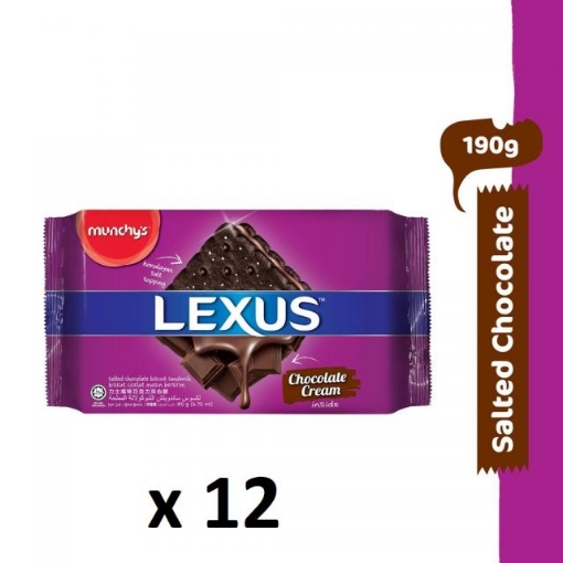 Picture of MUNCHYS LEXUS SALTED CHOCOLATE 12X190G