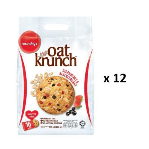 Picture of MUNCHYS OATKRNCH S.BERRY&B.CRNT 12X416G