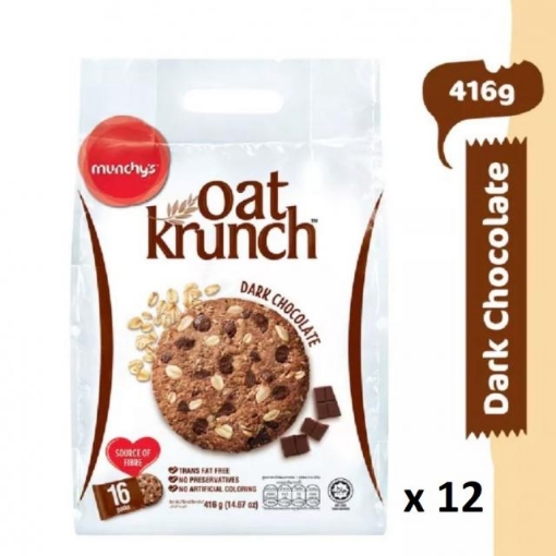 Picture of MUNCHYS OATKRNCH DARK CHOCOLATE 12X416G