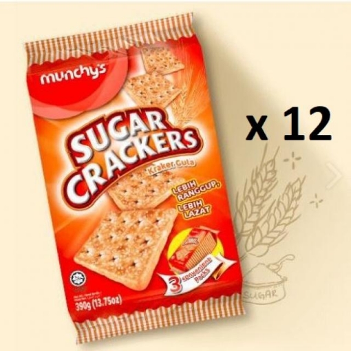 Picture of MUNCHYS SUGAR CRACKERS 12X390G