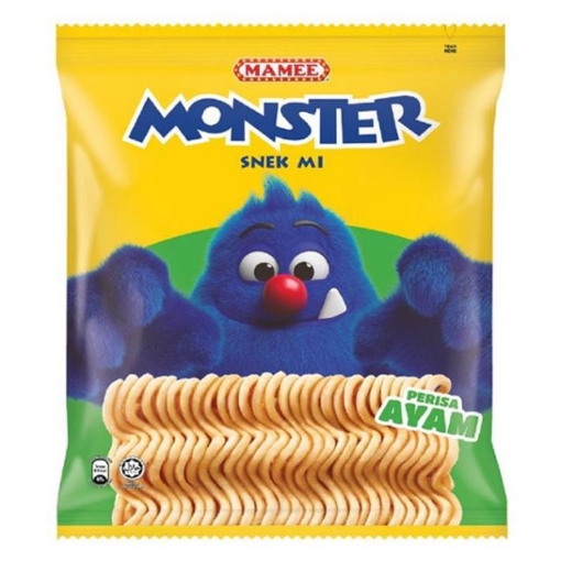 Picture of MAMEE MONSTER SNACK F/P CHICKEN 8X25GM