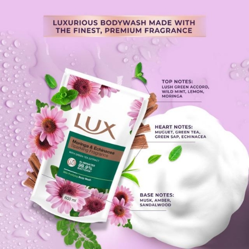 Picture of LUX SHOWER REFIL SOFT (MORINGA) 600ML