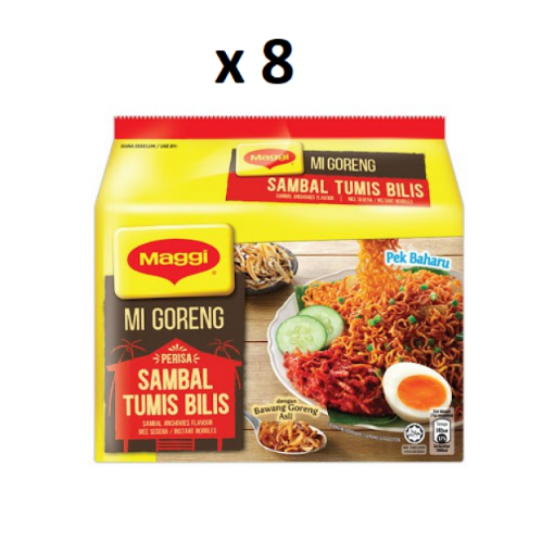 Picture of MAGGI MI GORENG SAMBAL TUMIS 8X5X75G