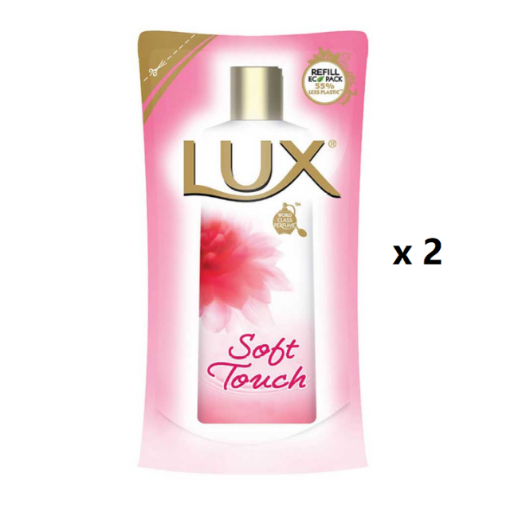 Picture of LUX BODYWASH SOFT TOUCH PINK 2X600ML