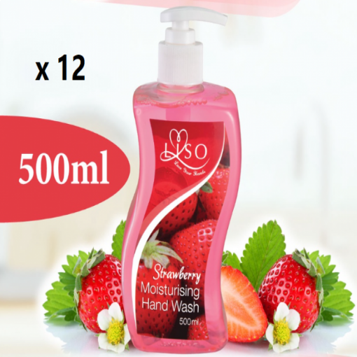 Picture of LISO HANDWASH STRAWBERRY 12X500ML