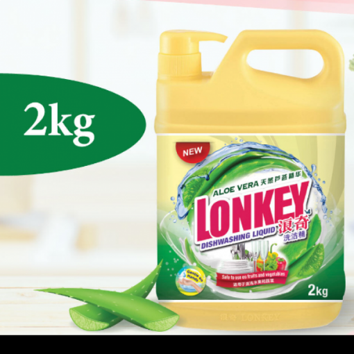 Picture of LONKEY DISHWASH LIQUID ALOE VERA 2KG